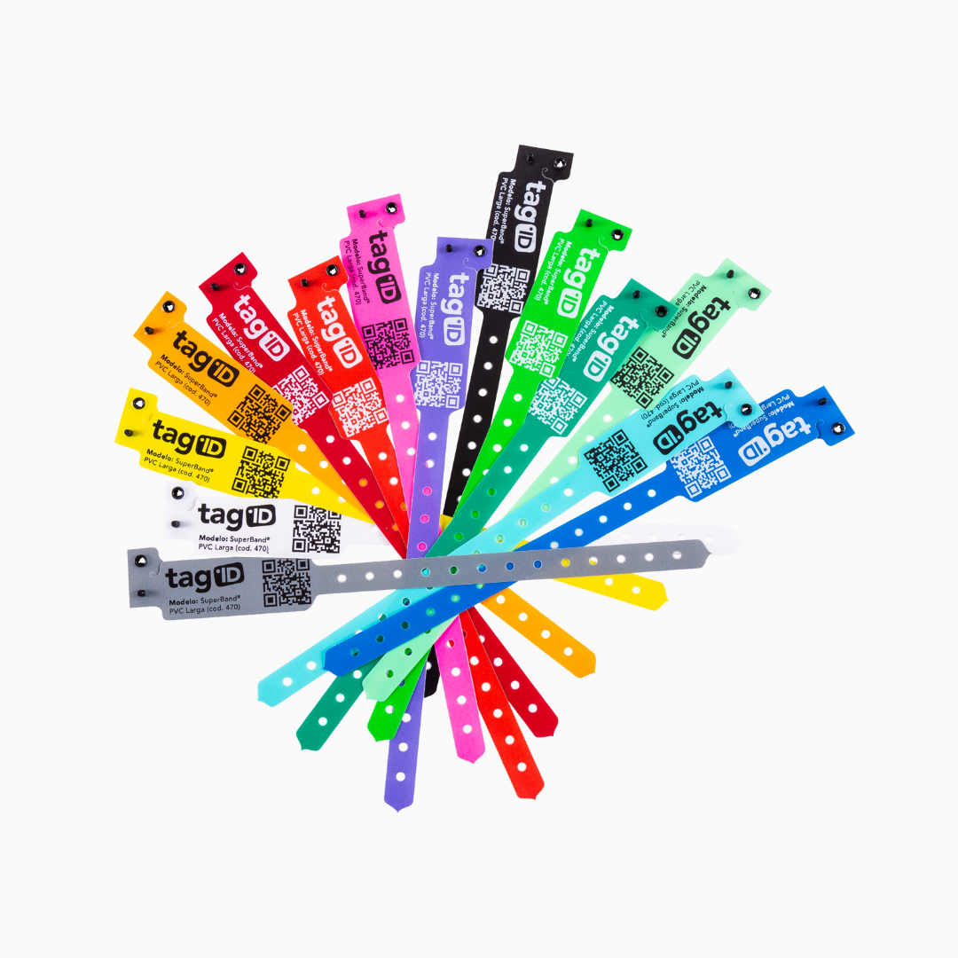 Pulseira (PVC) Superband Larga